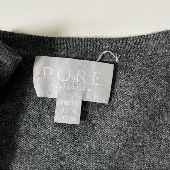 Pure Collection Cashmere Wool Cardigan 6 - Picture 3 of 8